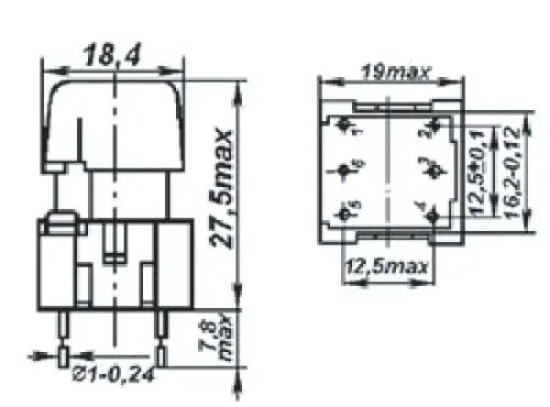 ПКБ7С-3 переключатель серый фото 3 ПКБ7С-3 переключатель серый фото 3