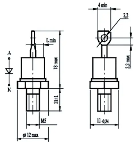 Д112-16Х-12 диод фото 2