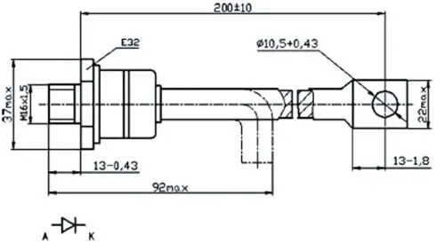 ДЧ161-160-9 диод фото 2