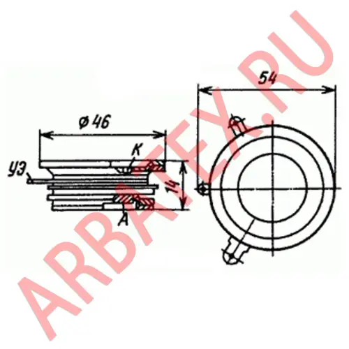 2У222Г тиристор фото 3