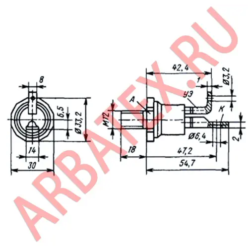 Т15-40-11-424 тиристор фото 3