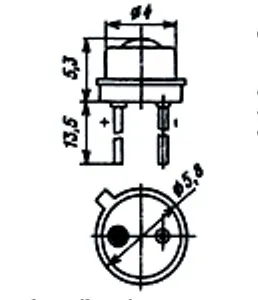 КИПД21Г-К светоизлучающий диод фото 2 КИПД21Г-К светоизлучающий диод фото 2