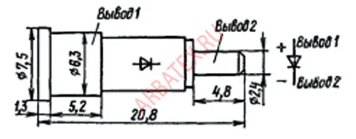 Д605 диод фото 2
